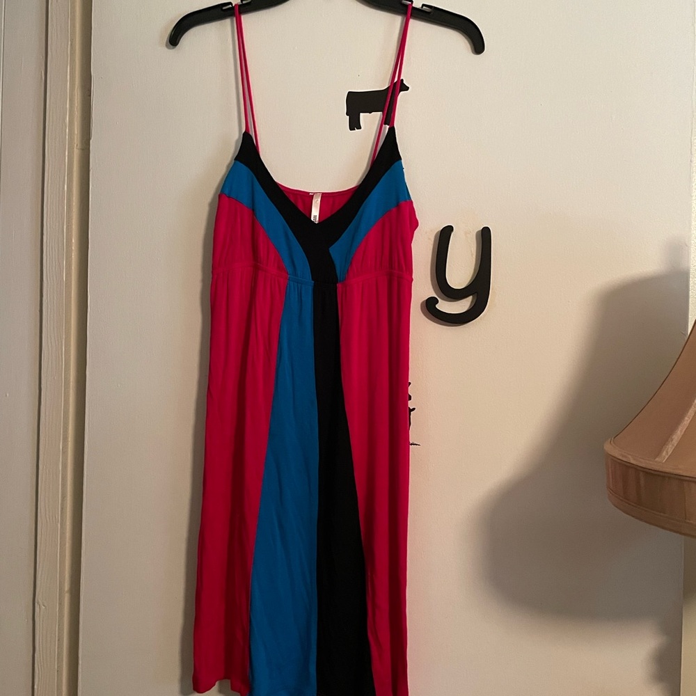 Cute comfy sundress multi color like new
